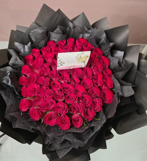 101 Premium Red Roses - Image 3