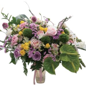 Mixed Rose Vase Bouquet
