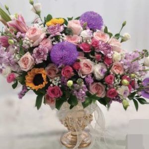Baroque Vase Bouquet