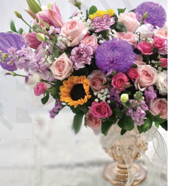 Baroque Vase Bouquet - Image 2
