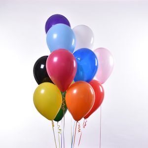Colourful Latex Helium Balloons