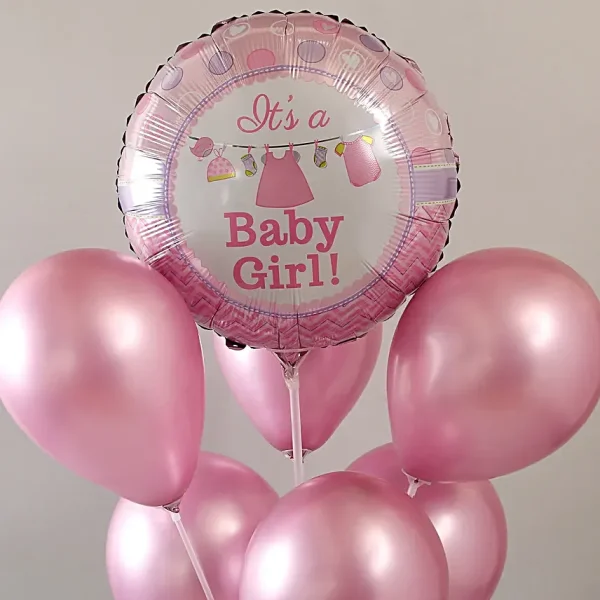 Baby Girl Foil and Combo Balloons