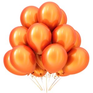 Orange Latex Balloons