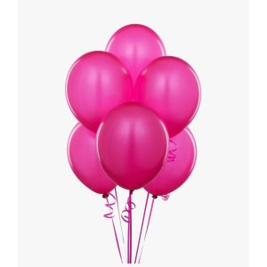 Pink Helium Latex Balloons